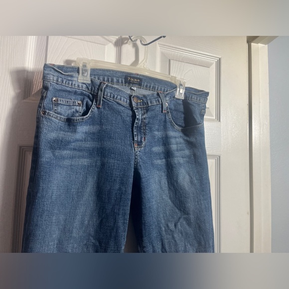 Vintage Y2K early 2000s plus size YEE YEE flare TRUCK JEANS size 17 READ - Picture 10 of 10